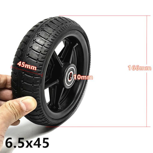 Pneus modifiés pour scooters électriques, robots et véhicules de chantier, style : 6,5 pouces, pleins, 10 mm SH3005426-06
